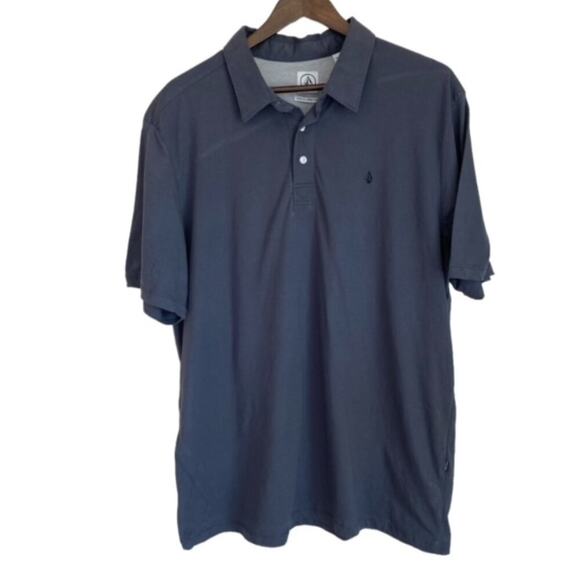 Volcom Dark Gray Polo Shirt - XXL - Picture 1 of 6
